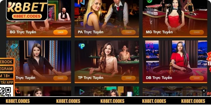 Có rất nhiều bàn Baccarat, Roulette, Sicbo và Poker trong sảnh cho bạn chọn
