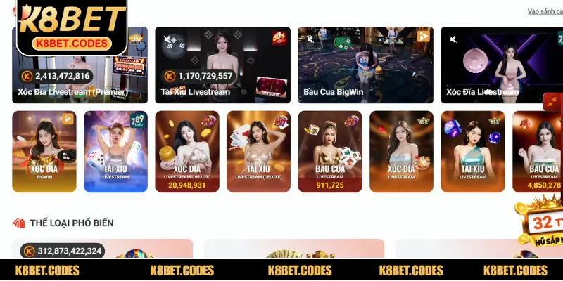 Những tính năng mới lạ K8BET không thể bỏ lỡ