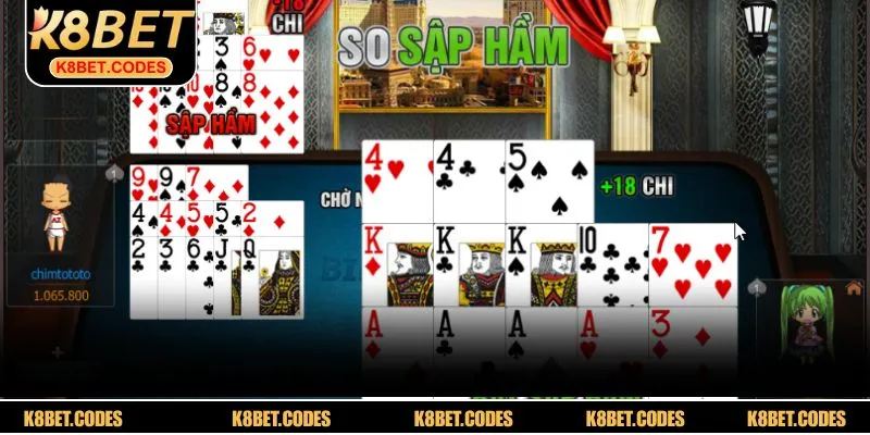 Poker mậu binh game bài được ưa thích tại K8BET 