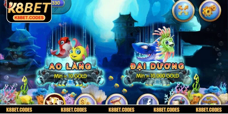 Sân chơi bắn cá đổi thưởng sở hữu đồ họa cực ấn tượng